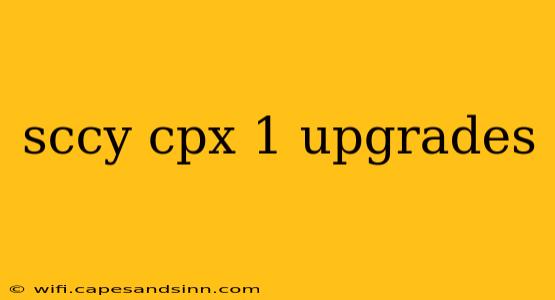 sccy cpx 1 upgrades