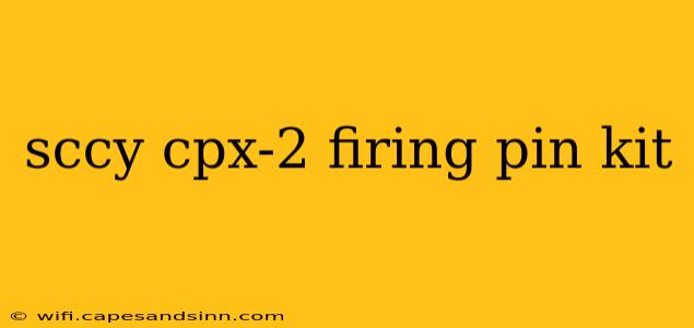 sccy cpx-2 firing pin kit