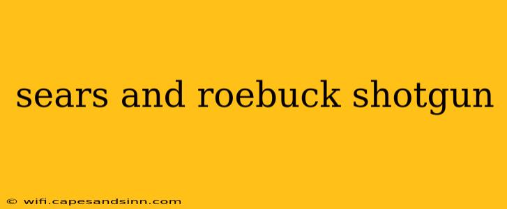 sears and roebuck shotgun