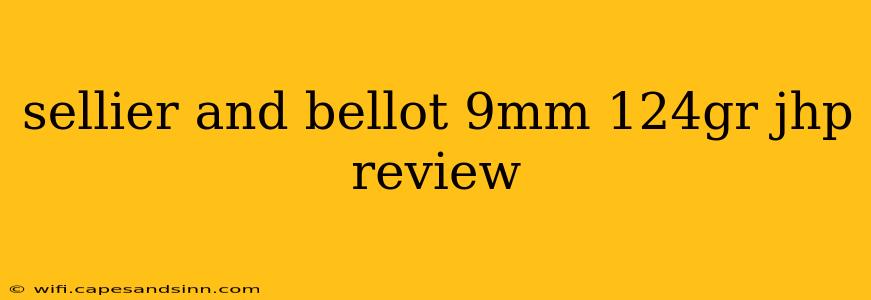 sellier and bellot 9mm 124gr jhp review