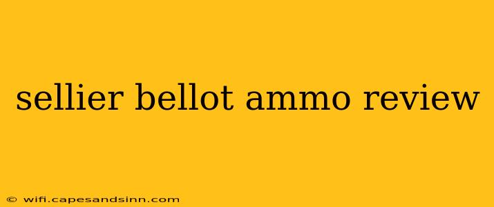 sellier bellot ammo review