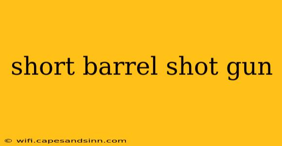 short barrel shot gun