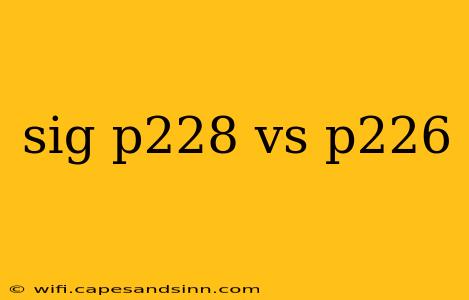 sig p228 vs p226