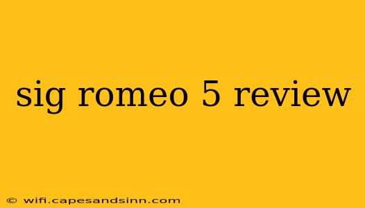 sig romeo 5 review