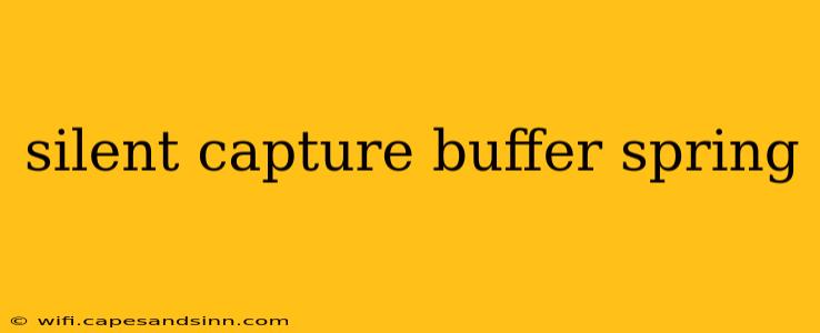 silent capture buffer spring