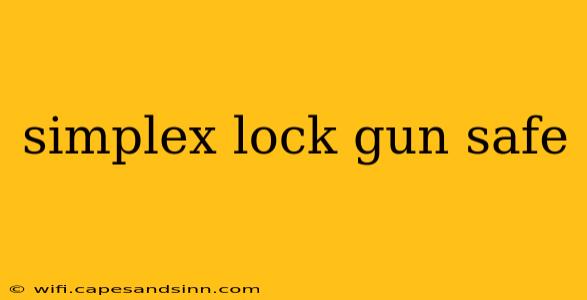 simplex lock gun safe