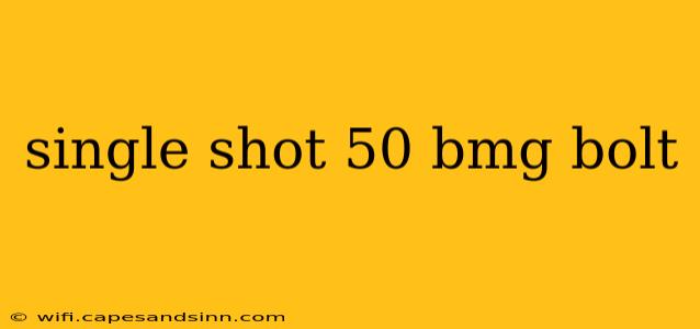 single shot 50 bmg bolt