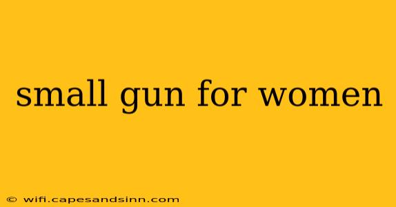 small gun for women