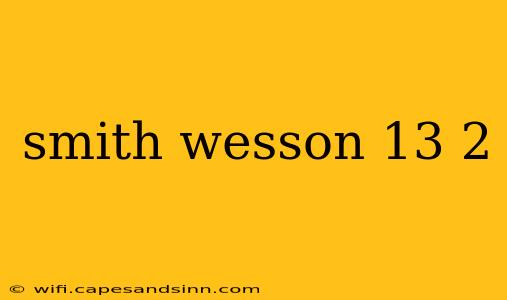 smith wesson 13 2