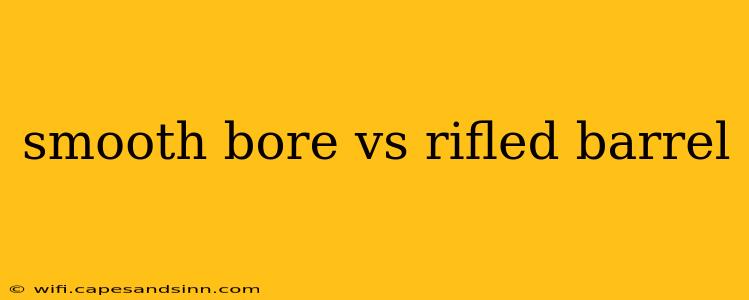 smooth bore vs rifled barrel