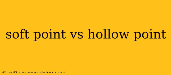 soft point vs hollow point