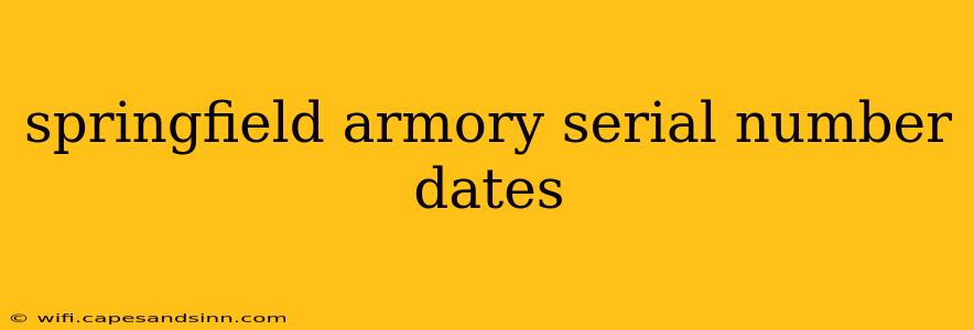 springfield armory serial number dates