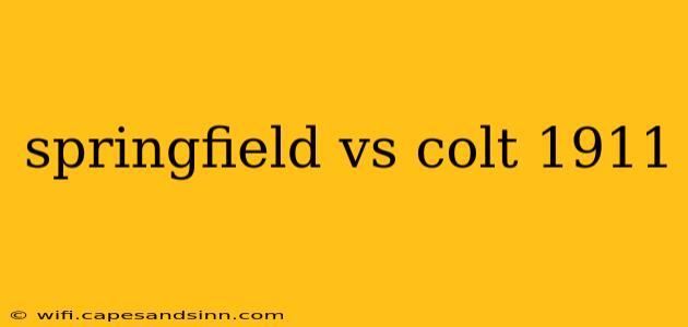 springfield vs colt 1911