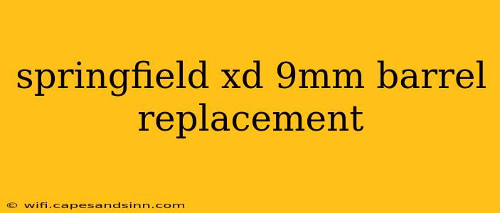 springfield xd 9mm barrel replacement