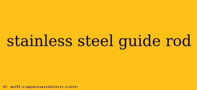 stainless steel guide rod