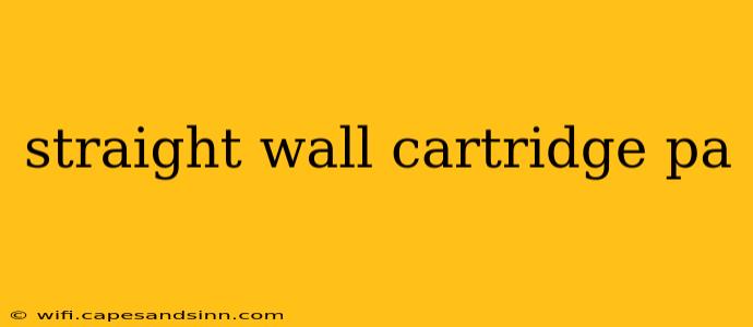 straight wall cartridge pa