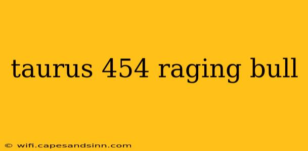 taurus 454 raging bull