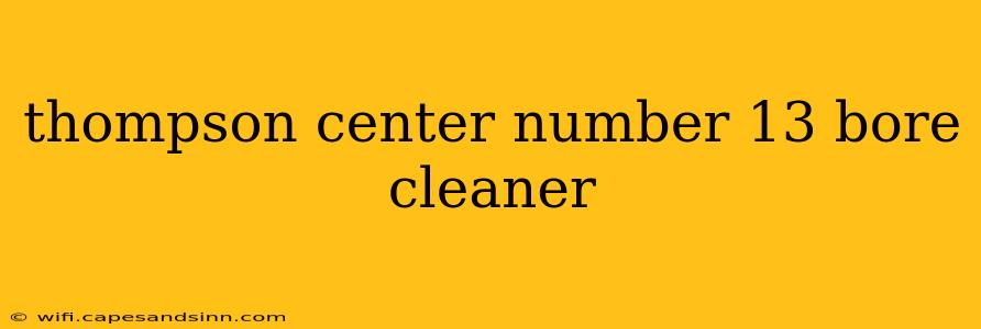 thompson center number 13 bore cleaner