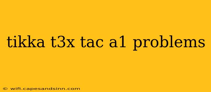 tikka t3x tac a1 problems