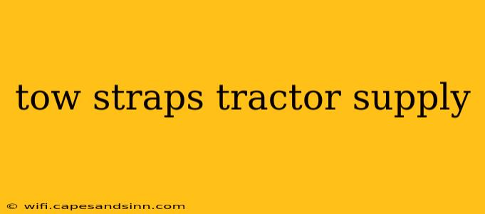 tow straps tractor supply