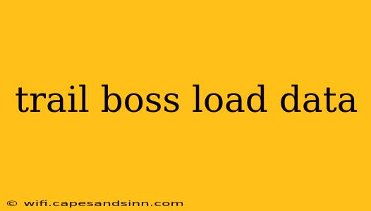 trail boss load data