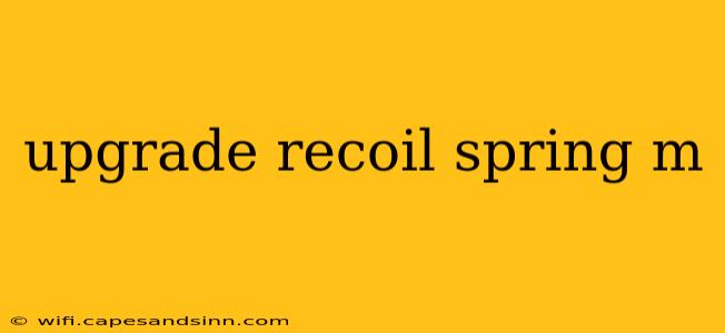 upgrade recoil spring m