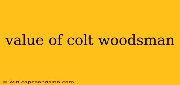 value of colt woodsman