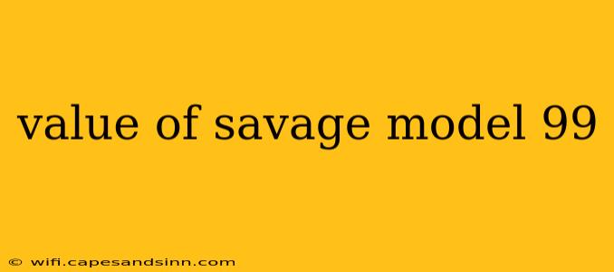 value of savage model 99