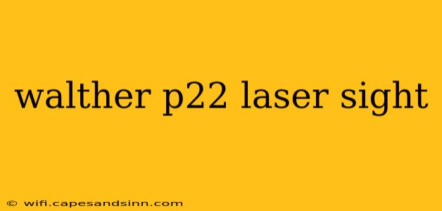 walther p22 laser sight