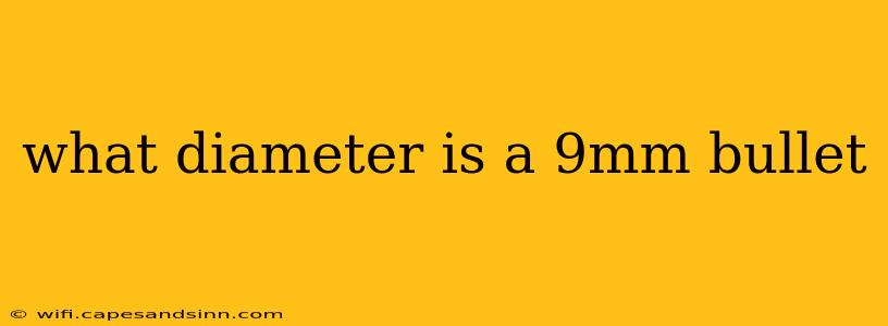 what diameter is a 9mm bullet