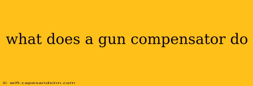 what does a gun compensator do