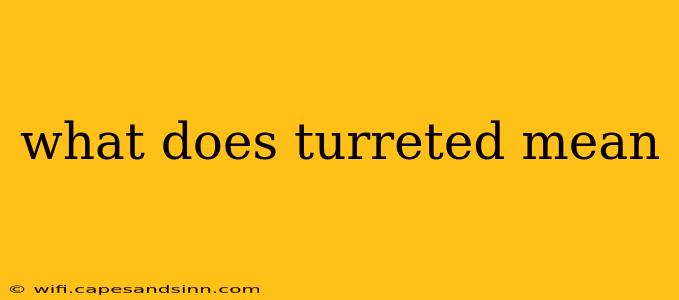 what does turreted mean