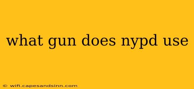 what gun does nypd use