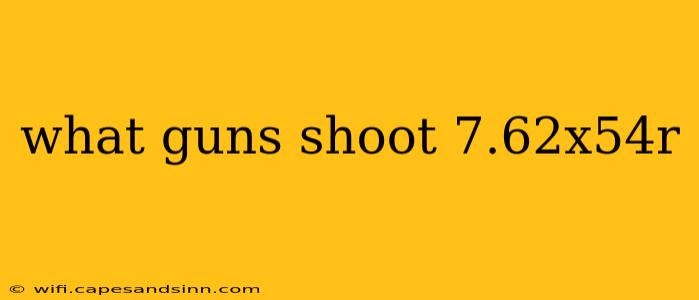 what guns shoot 7.62x54r