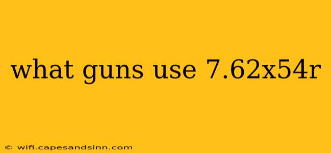 what guns use 7.62x54r