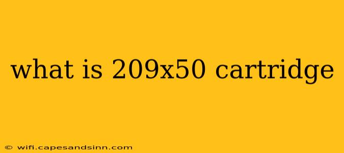 what is 209x50 cartridge