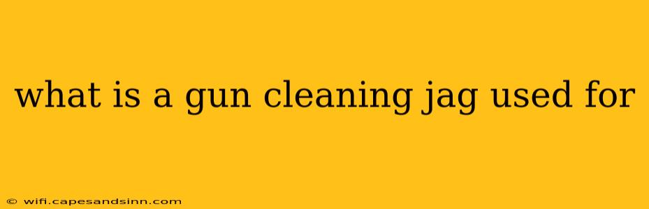 what is a gun cleaning jag used for