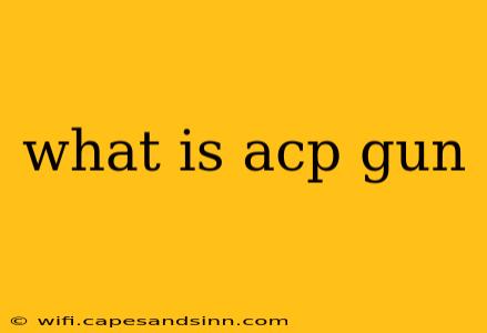 what is acp gun