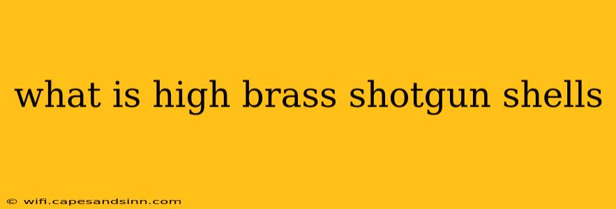 what is high brass shotgun shells