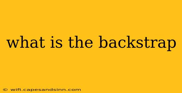 what is the backstrap