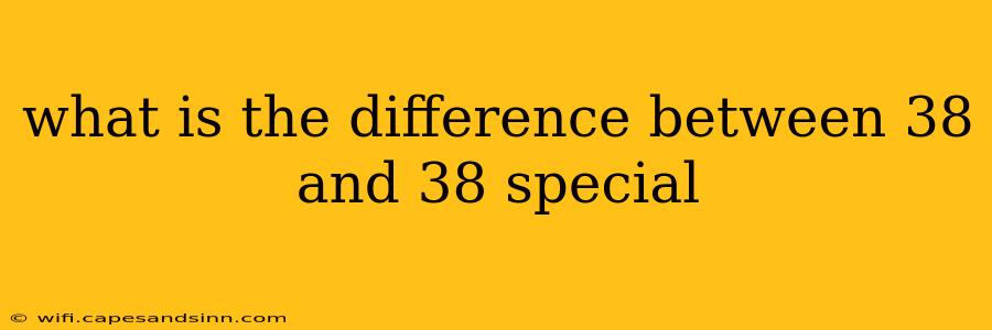 what is the difference between 38 and 38 special