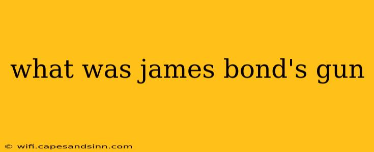 what was james bond's gun