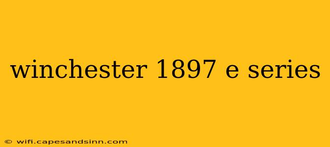 winchester 1897 e series