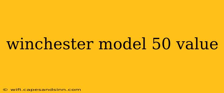 winchester model 50 value