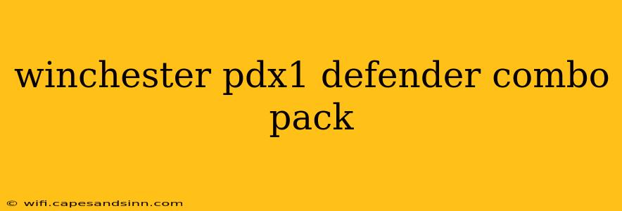 winchester pdx1 defender combo pack