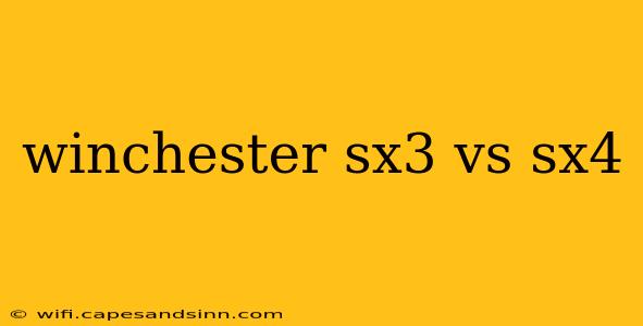 winchester sx3 vs sx4